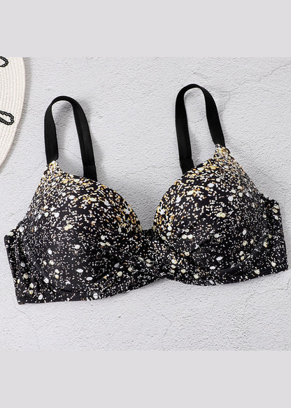 New Black Spotted Bikini Swimwear Set