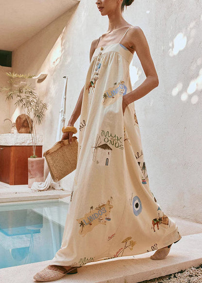 New Camisole Vacation Style Long Dress Summer