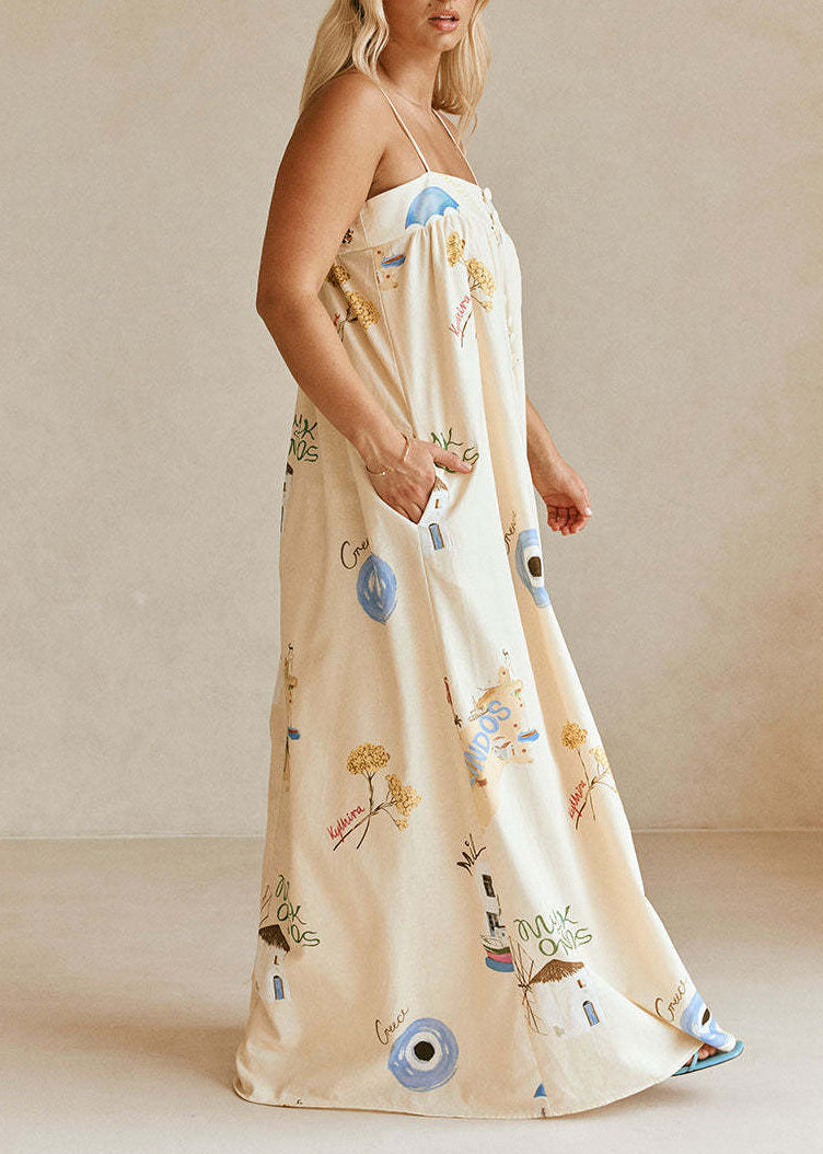 New Camisole Vacation Style Long Dress Summer
