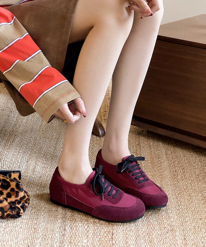 New Yellow Sport Flats Suede Diy Lace Up