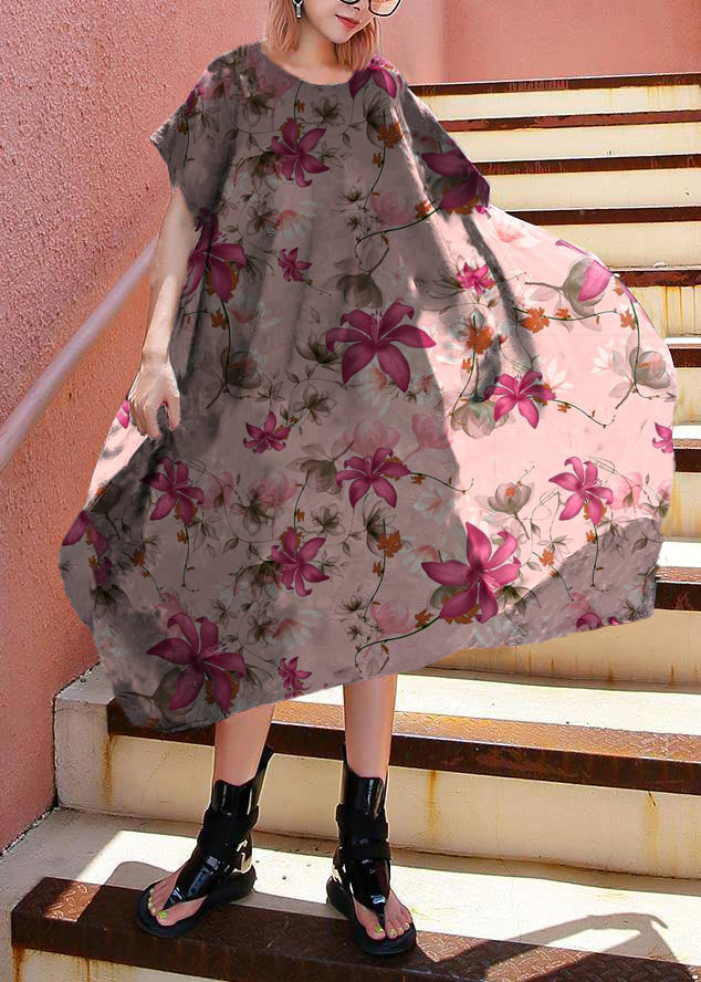 Simple Green Polka Dots Cotton Summer Dress