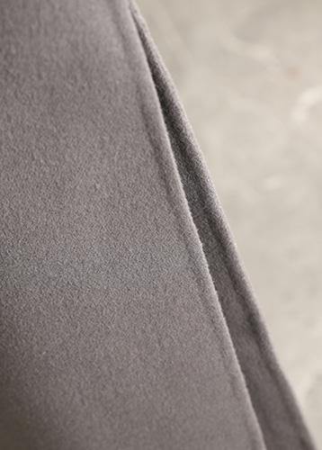 Army Green Wool Overcoat Notched Pockets Winter Coat