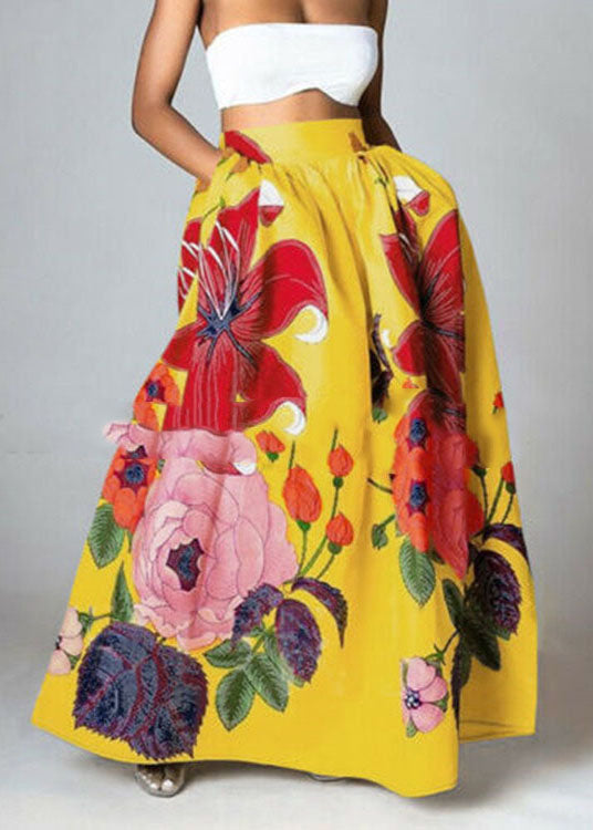 Yellow Floral/Ships in 24 hours