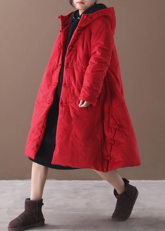 Warm Red Winter Outwear Clothing Snow Jackets Winter Hooded Coats