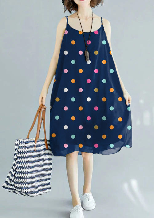 blue polka dots/Ships 30 Days