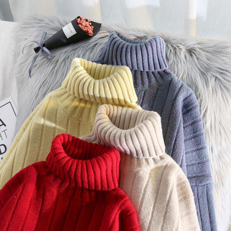 Aesthetic High Neck Beige Knit Sweat Tops Spring Low High Designknit Blouse