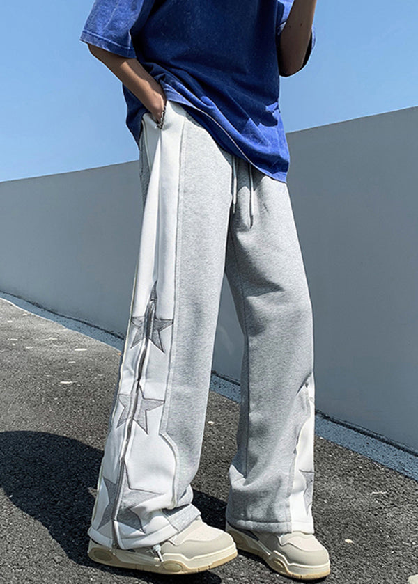 American Style Brown Pentagram Pants Clothing Summer