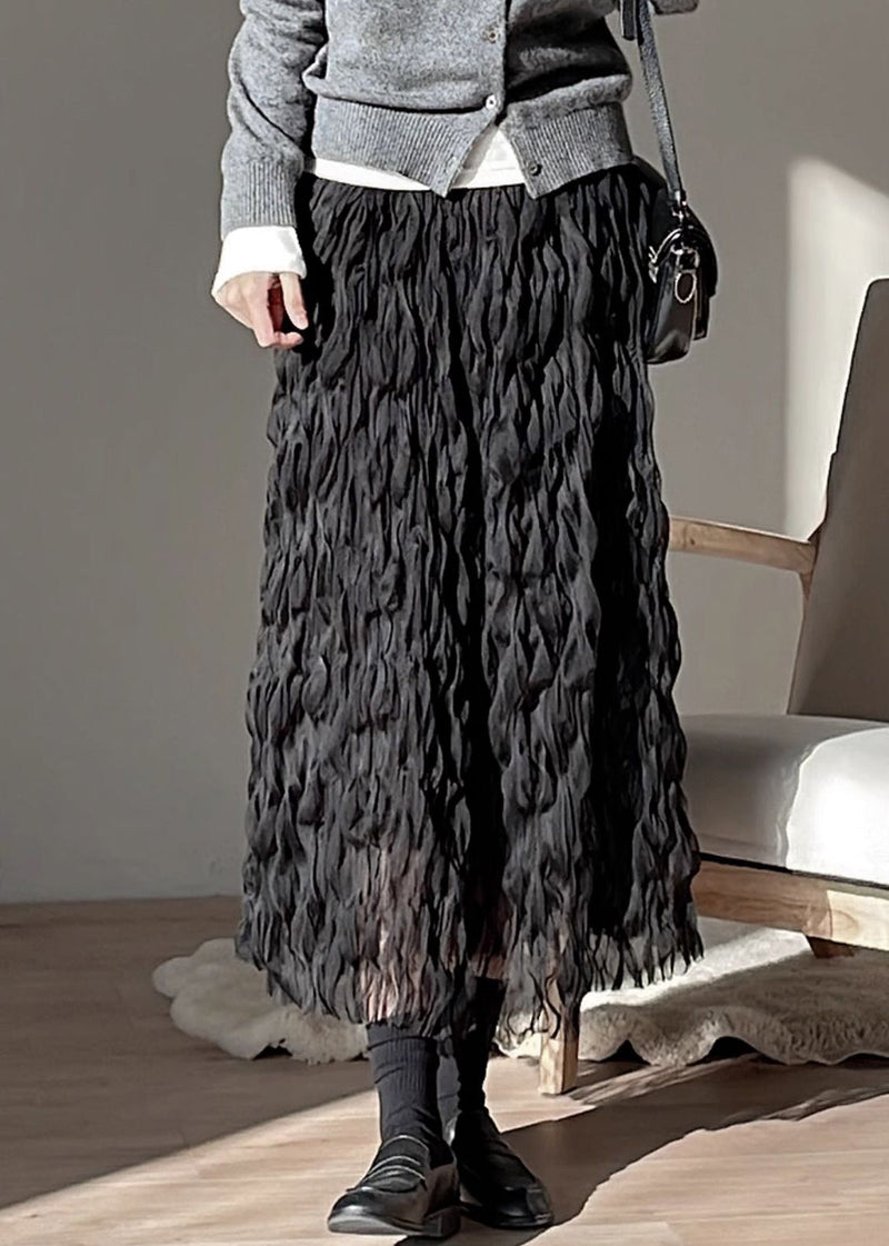 Art Beige Original Design Tulle Skirts Spring
