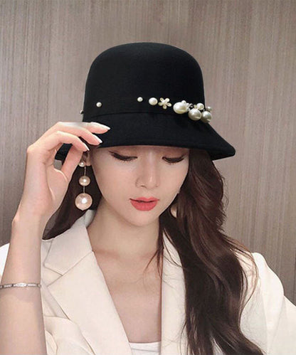 Mulberry Pearl Fine Woolen Cloche Hat