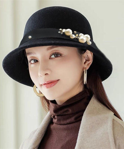 Mulberry Pearl Fine Woolen Cloche Hat