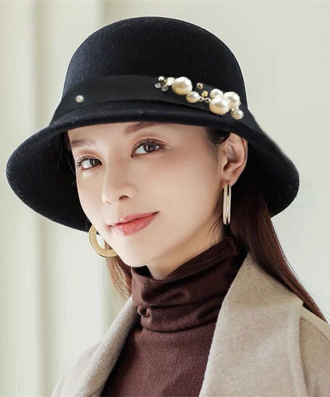 Mulberry Pearl Fine Woolen Cloche Hat