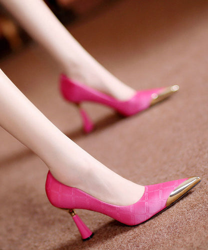 Pink High Heels Pointed Toe Stiletto High Heels