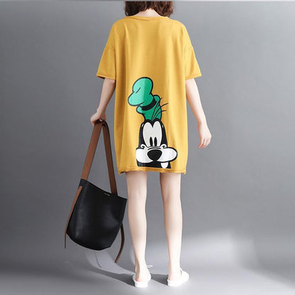 Yellow Cotton Clothes Omychic Tutorials O Neck Letter Clothing Tops