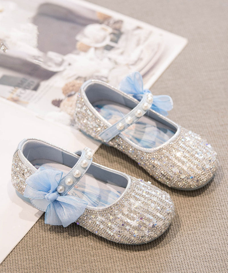 Beige ' Princess Shoes New Soft Bottom Zircon