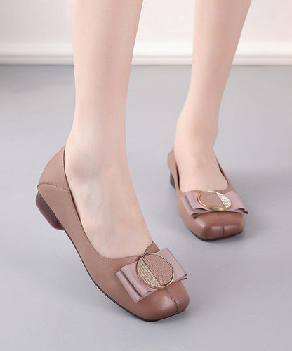 Black Loafer Shoes Genuine Leather Splicing Loafer Shoes