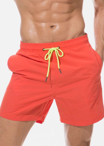 Black Pockets Oversized Cotton Shorts Elastic Waist Summer