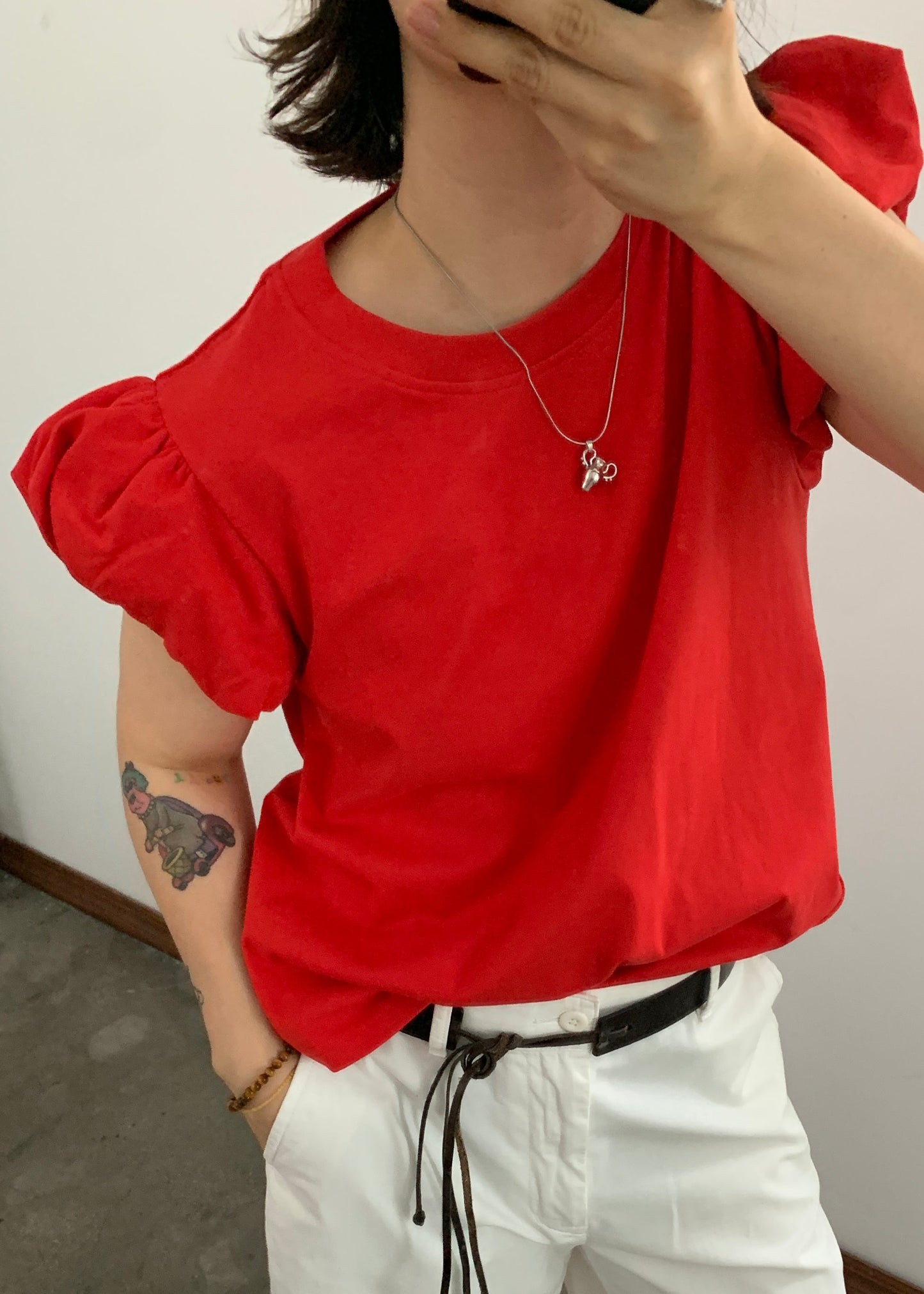 Black Cozy Cotton T Shirts O Neck Short Sleeve