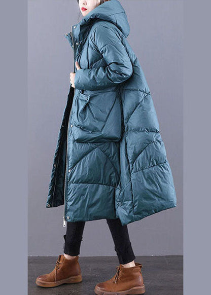 Blue Duck Down Down Coat Zip Up Winter