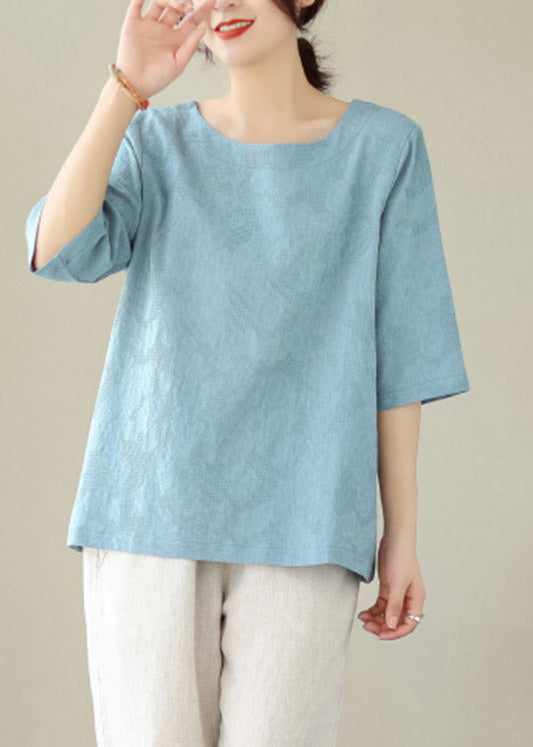 Blue Print T Shirts Half Sleeve