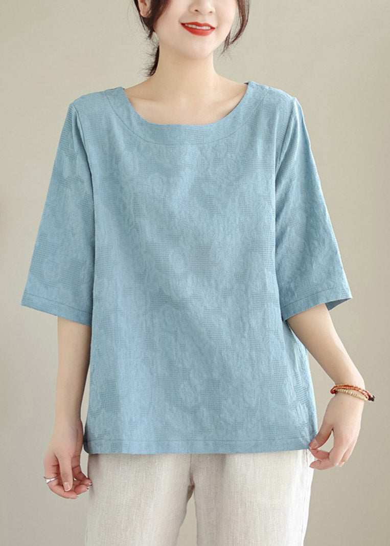 Blue Print T Shirts Half Sleeve