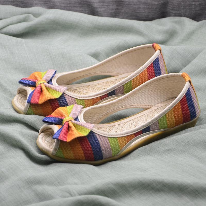 Blue Striped Best Sandals for Walking Hiking Sandals
