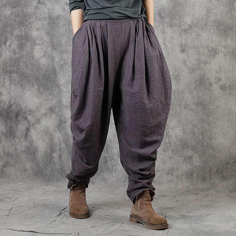 Mulberry Pockets Fall Linen Pants