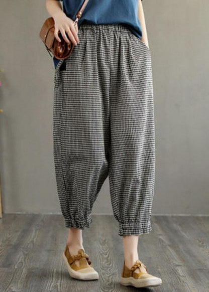 Purple Pockets Summer Linen Pants
