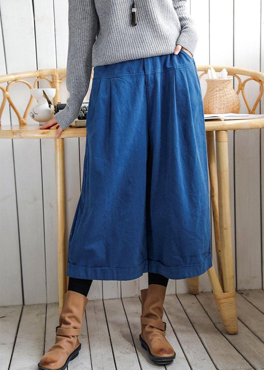 Fall Pants Oversize Blue Wardrobes Wide Leg Pants