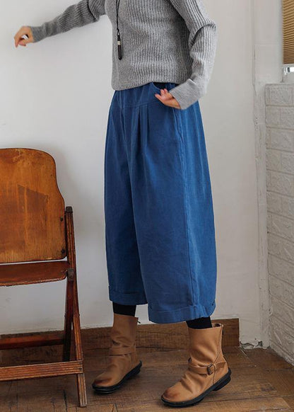 Fall Pants Oversize Blue Wardrobes Wide Leg Pants