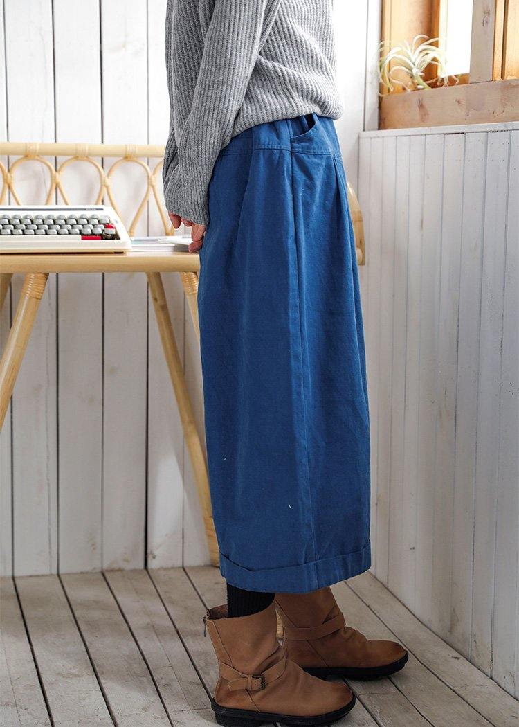 Fall Pants Oversize Blue Wardrobes Wide Leg Pants