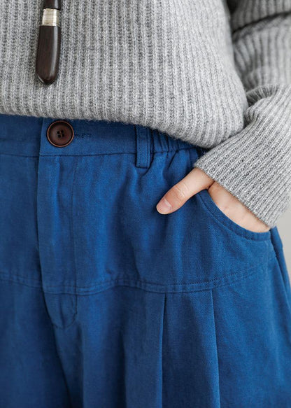 Fall Pants Oversize Blue Wardrobes Wide Leg Pants
