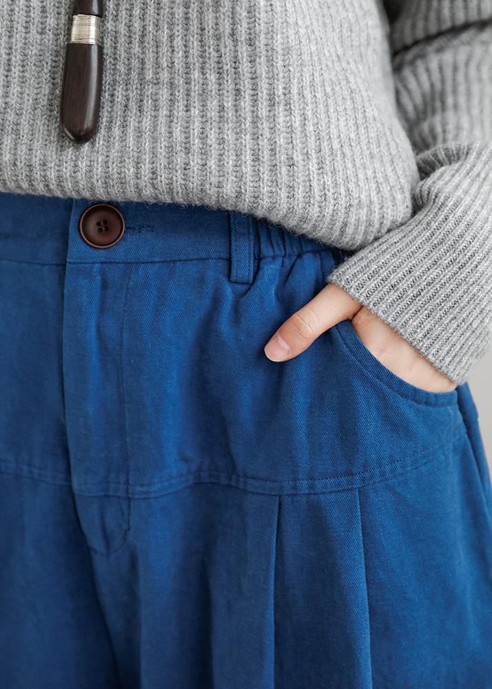 Fall Pants Oversize Blue Wardrobes Wide Leg Pants