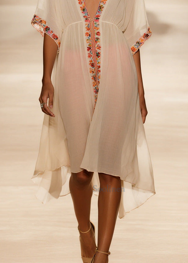 Apricot Oversized Cotton Upf 50+ Cardigans Summer