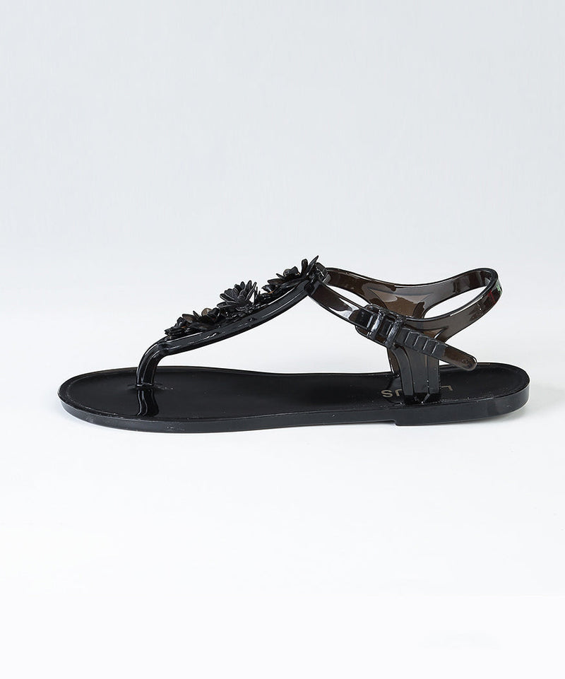 Green Splicing Beach Flip Flops Sandals