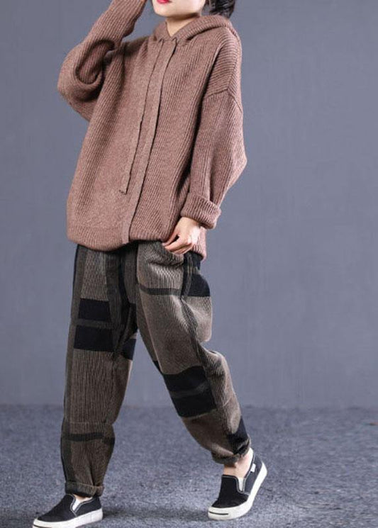 Red Chocolate Knit Fall Knit Top