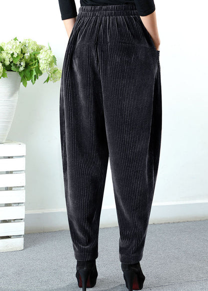 Boutique Chocolate High Waist Pockets Winter Pants