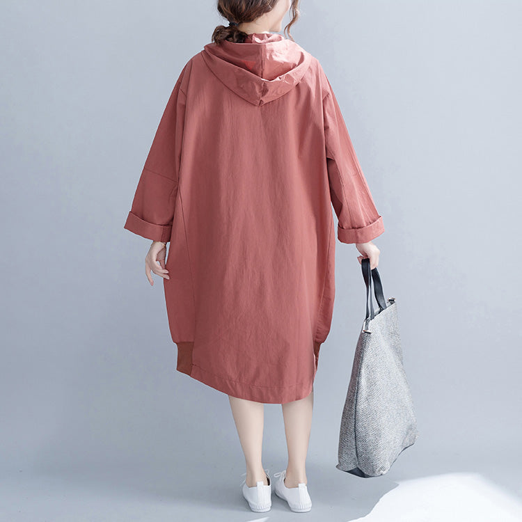 Brand Lady Hooded Female Loose Dress