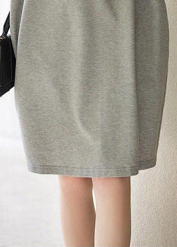 Print1 Peter Pan Collar Button Cotton Maxi Dresses Short Sleeve