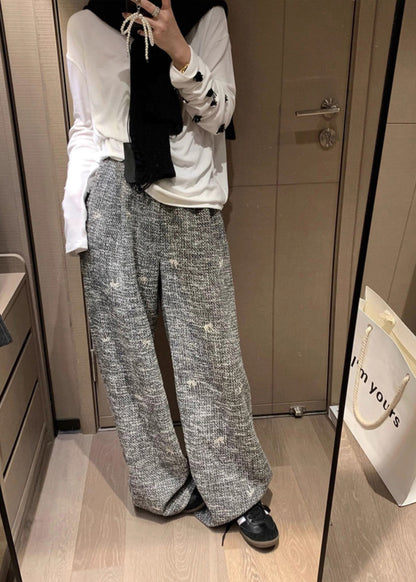 Khaki High Waist Wide Leg Pants Spring