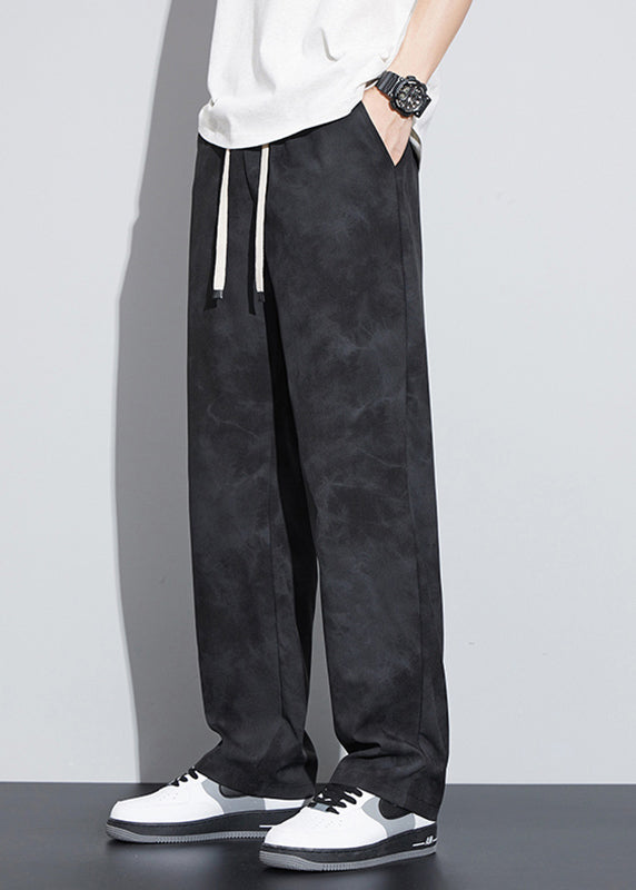 Khaki Pocketsprint Ice Silk Pants Summer