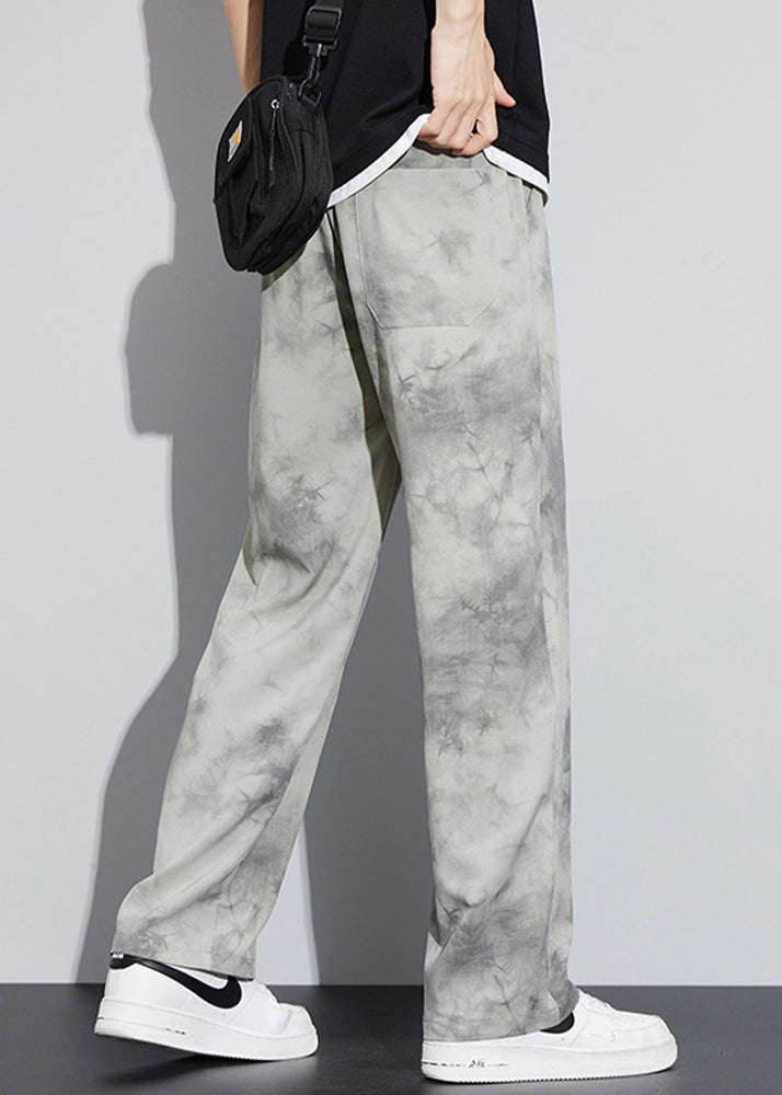 Khaki Pocketsprint Ice Silk Pants Summer