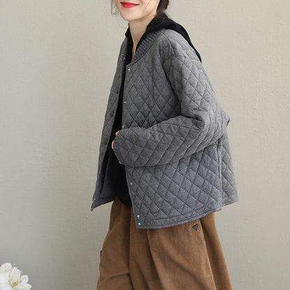 Korea Style Short Thicken Coat New Loose Jacket