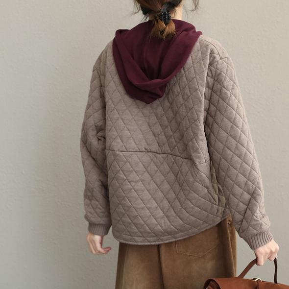 Korea Style Short Thicken Coat New Loose Jacket