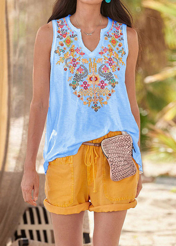 Light Yellow Style Top T Shirt Vest