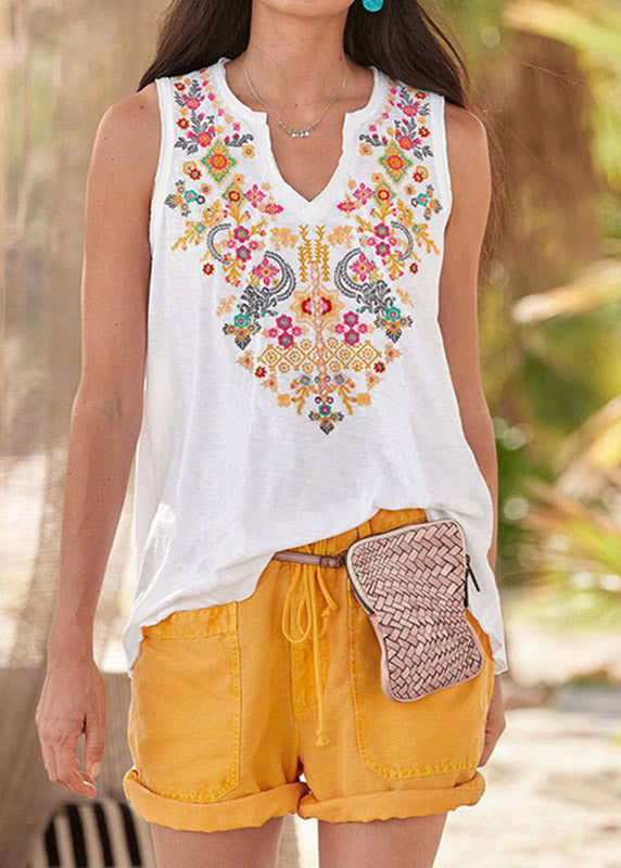 Light Yellow Style Top T Shirt Vest
