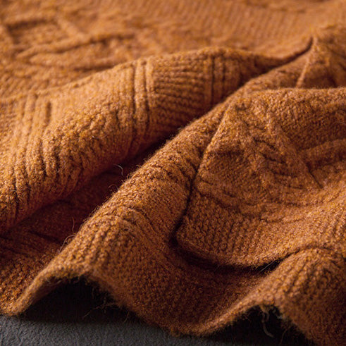 Loose Orange Sweater Drawstringdresses Winter Clothes