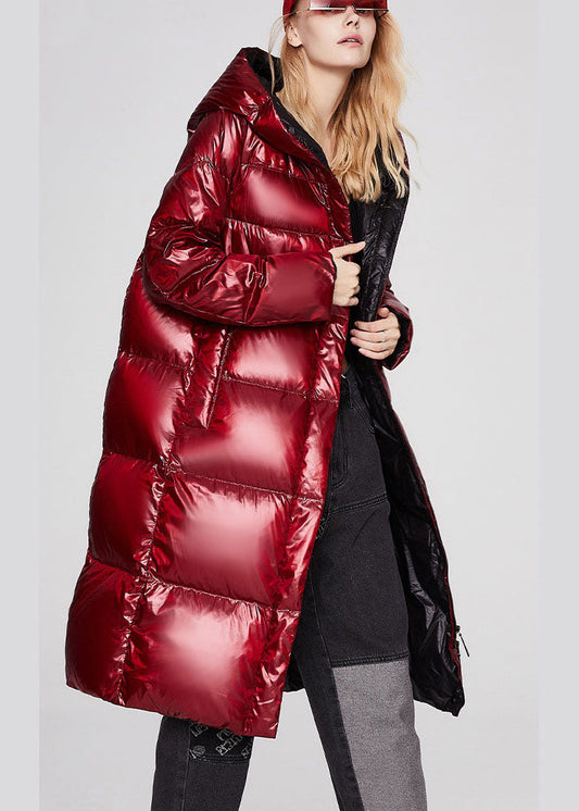 Mulberry Hooded Thick Winter Duck Down Coat