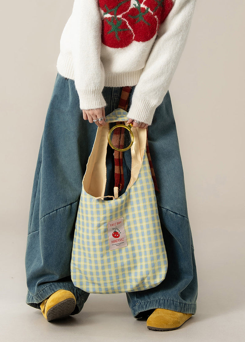 Navy Oversized Patchwork Denim Harem Pants Spring