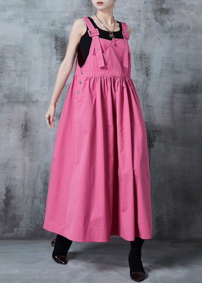 Rose Oversized Exra Large Hem Cotton Holiday Dress Spring