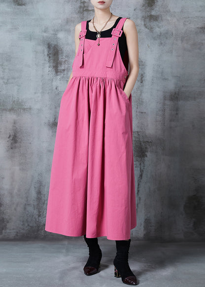 Rose Oversized Exra Large Hem Cotton Holiday Dress Spring
